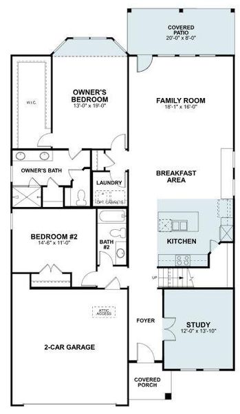 2D floor plan layout of this home in Barksdale, Leander, TX (Image 5). 2D floor plan layout of this home in Barksdale, Leander, TX (Image 5).