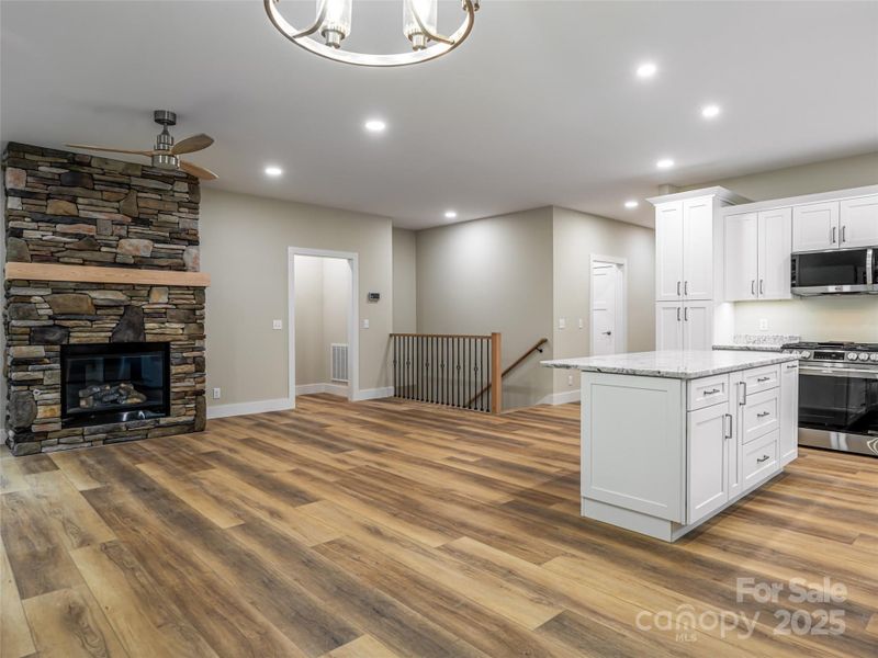 Furnished interior view inside a new home in , Hendersonville (Image 4).