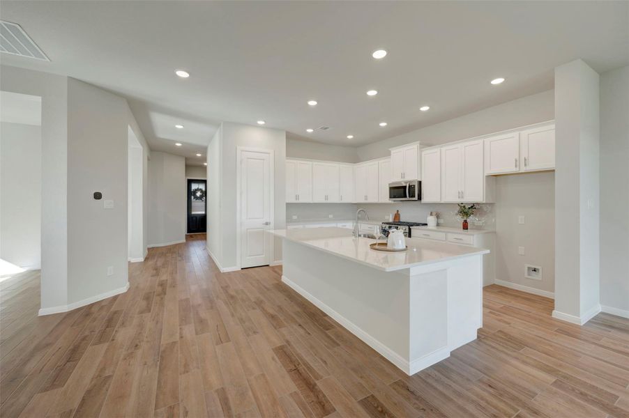 Furnished interior view inside a new home in Jordan Ranch - Terrace Collection, Fulshear (Image 11).