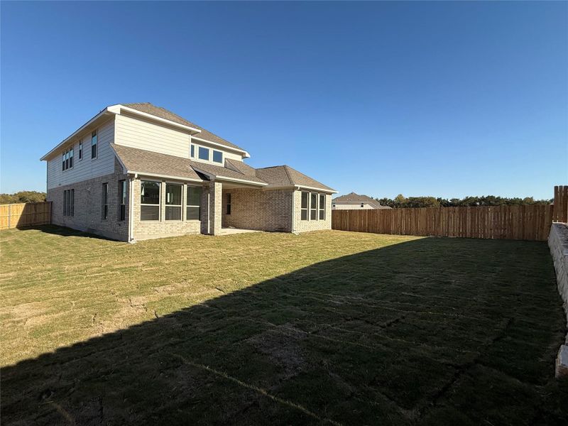 Rear of Home and Private Backyard Rear of Home and Private Backyard