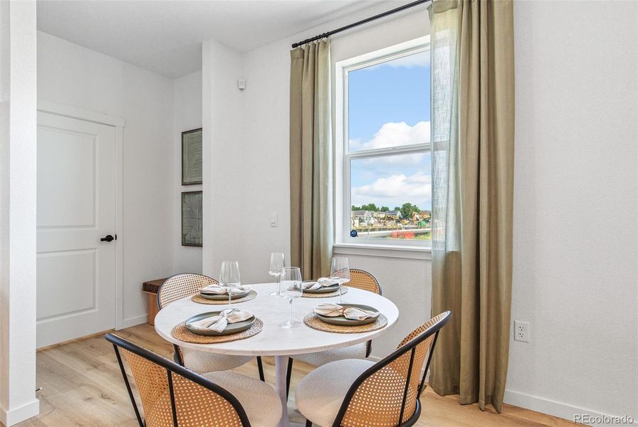 Furnished interior view inside a new home in Settlers Crossing, Commerce City (Image 5).