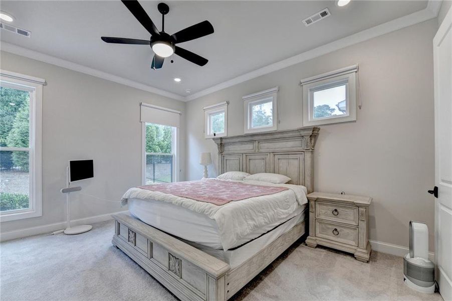 Furnished interior view inside a new home in Ellington Townhomes, Suwanee (Image 49).