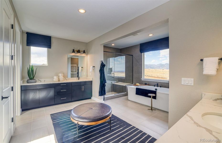 Furnished interior view inside a new home in Sterling Ranch, Littleton (Image 8).