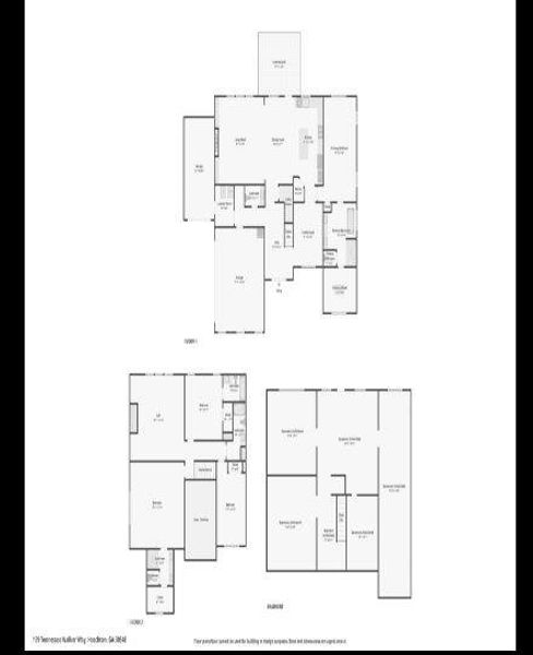 2D floor plan layout of this home in , Hoschton, GA (Image 5).