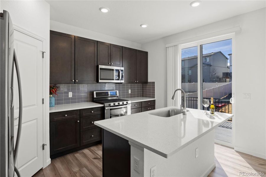 Furnished interior view inside a new home in Anthology North, Parker (Image 13).