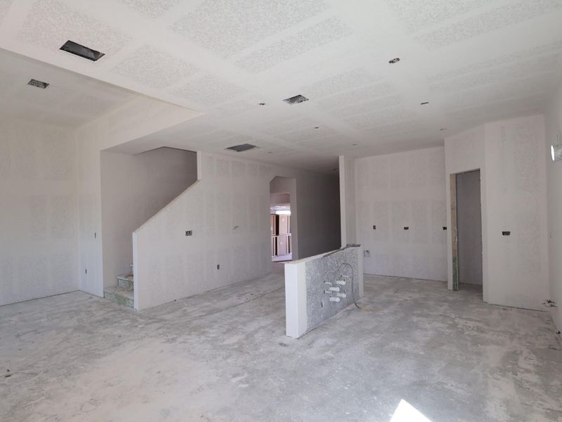 In-progress construction of a new home in Cascades at Onion Creek, Austin, TX (Image 4).