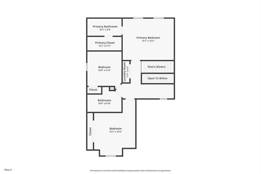2D floor plan layout of this home in , Franklin Springs, GA (Image 5).