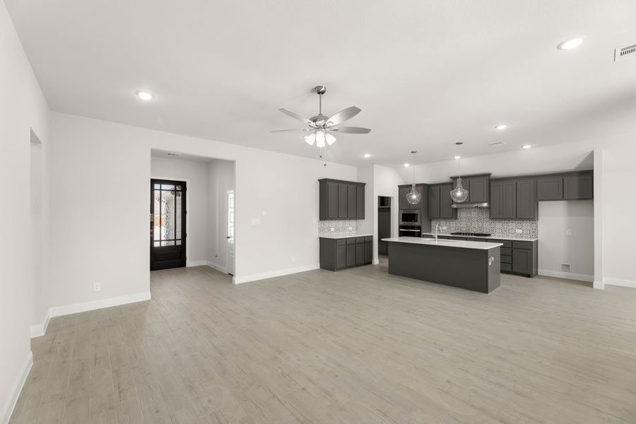 Representative exterior photo of a completed home built from the Cromwell by Impression Homes in Still Water Lake, Godley, TX (Image 9).