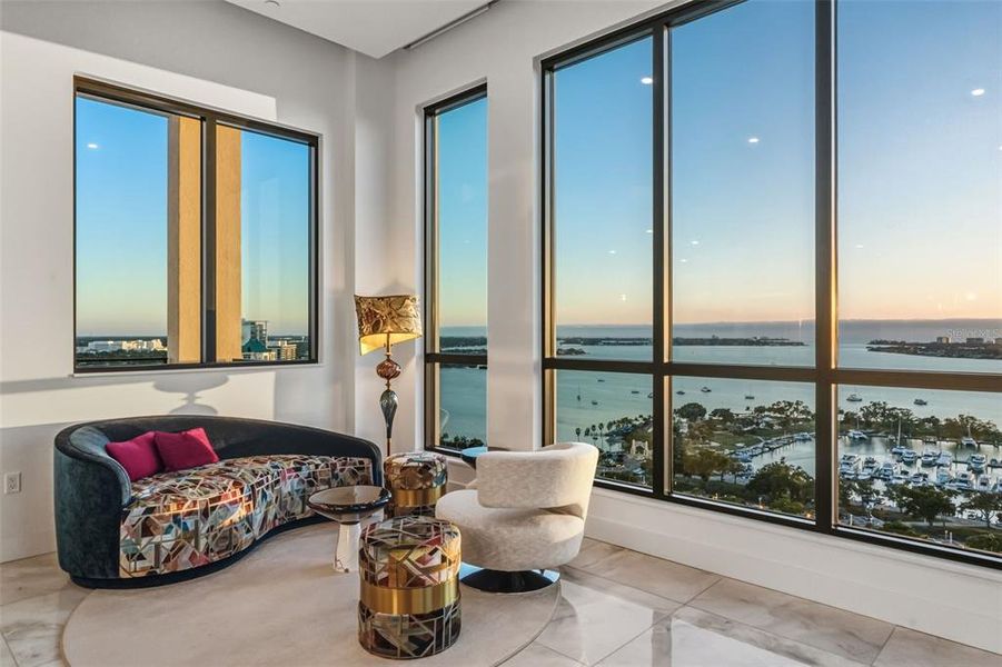 Furnished interior view inside a new home in , Sarasota (Image 16). Furnished interior view inside a new home in , Sarasota (Image 16).