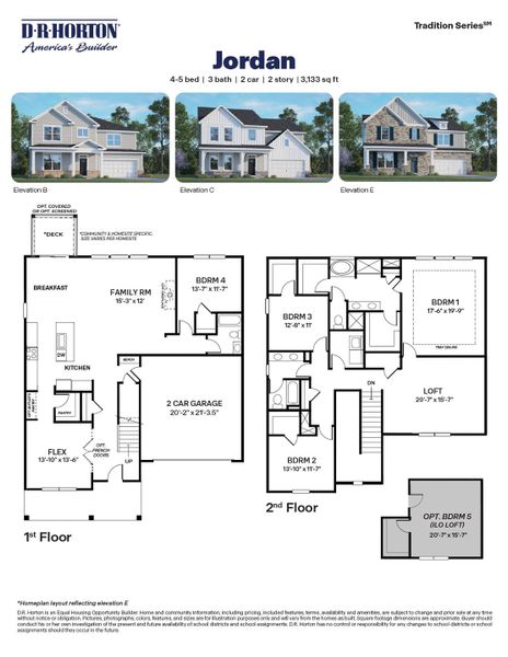 2D floor plan layout for the Jordan by D.R. Horton in Kalas Falls, Wake Forest, NC (Image 5). 2D floor plan layout for the Jordan by D.R. Horton in Kalas Falls, Wake Forest, NC (Image 5).