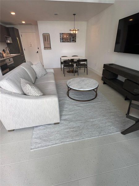 Furnished interior view inside a new home in , Miami (Image 5).