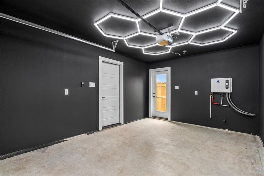 Spare room with concrete flooring