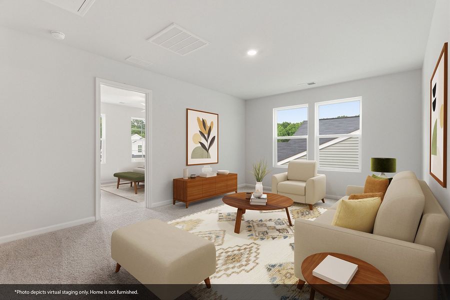 Furnished interior view inside a new home in Piper Creek, Newton (Image 11). Furnished interior view inside a new home in Piper Creek, Newton (Image 11).