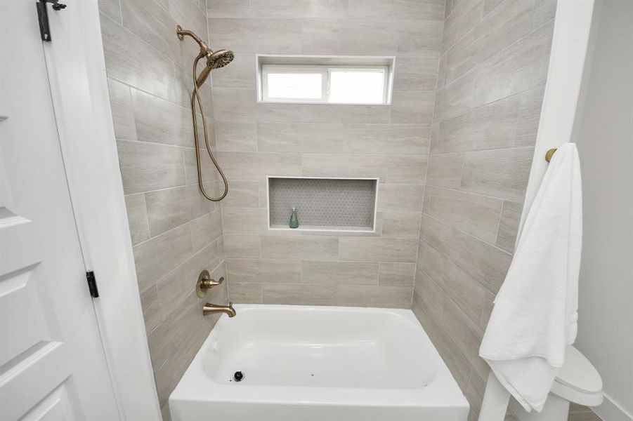 Tub and shower combo