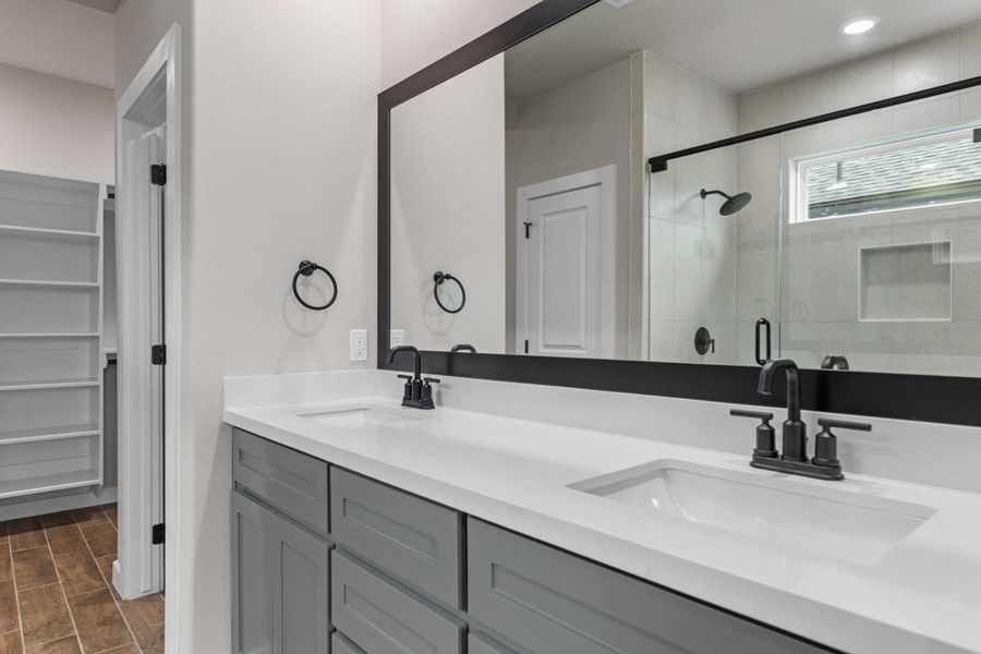 Representative furnished interior of a home built from the Sophora by Hakes Brothers in Paloma Ranch, Harlingen (Image 9).