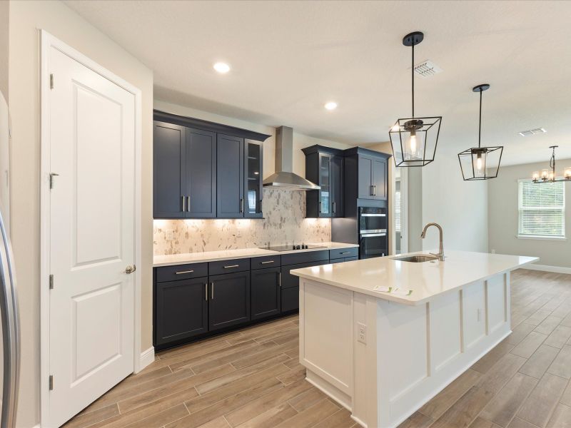 Kitchen in the Emillia floorplan at 360 Birkdale Dr