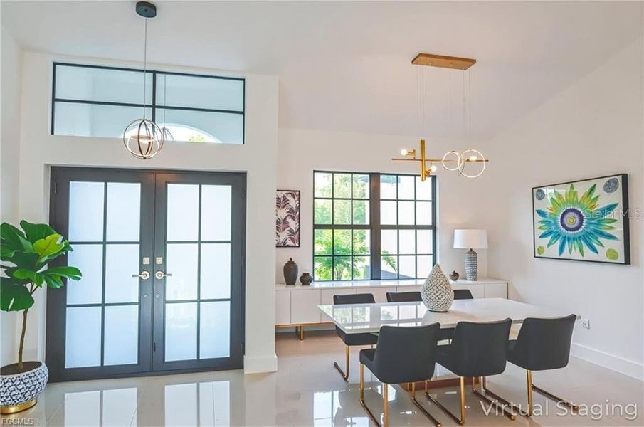 Furnished interior view inside a new home in , Lehigh Acres (Image 12).