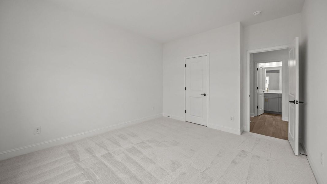 Brentwood Single Family home in River District by DRB Homes in Charlotte NC- Bedroom