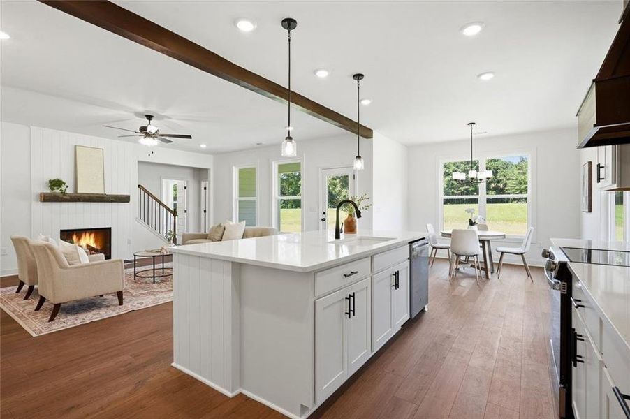 Furnished interior view inside a new home in , Mansfield (Image 20). Furnished interior view inside a new home in , Mansfield (Image 20).