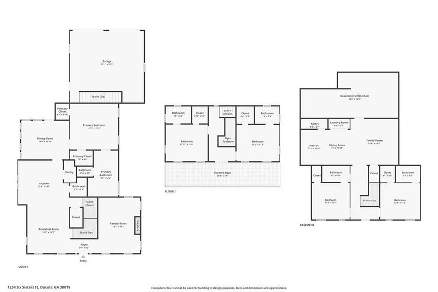 2D floor plan layout of this home in , Dacula, GA (Image 34).