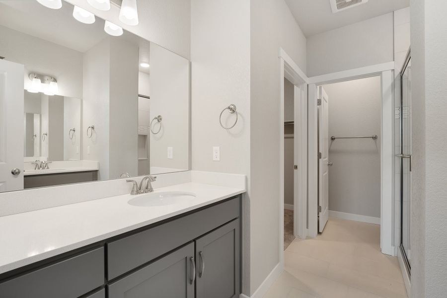 Furnished interior view inside a new home in The Lakes at Centerra, Loveland (Image 11).