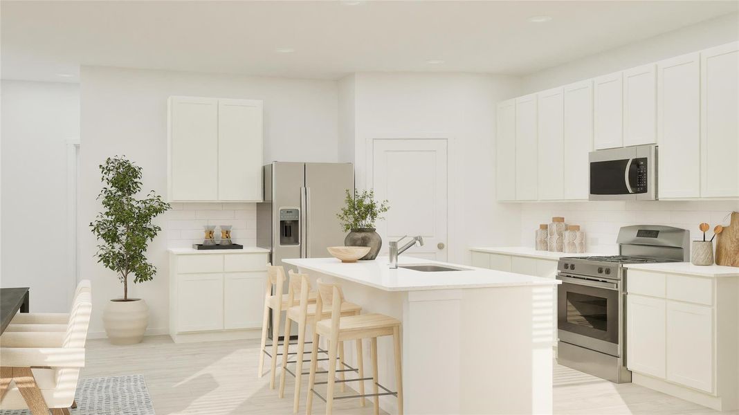 Furnished interior view inside a new home in Esperanza, Richmond (Image 6).