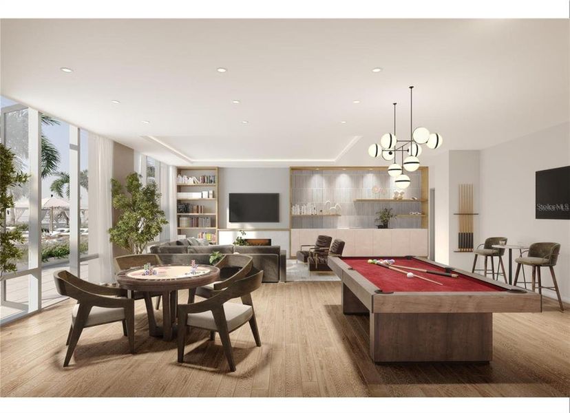 Furnished interior view inside a new home in , St. Petersburg (Image 7).