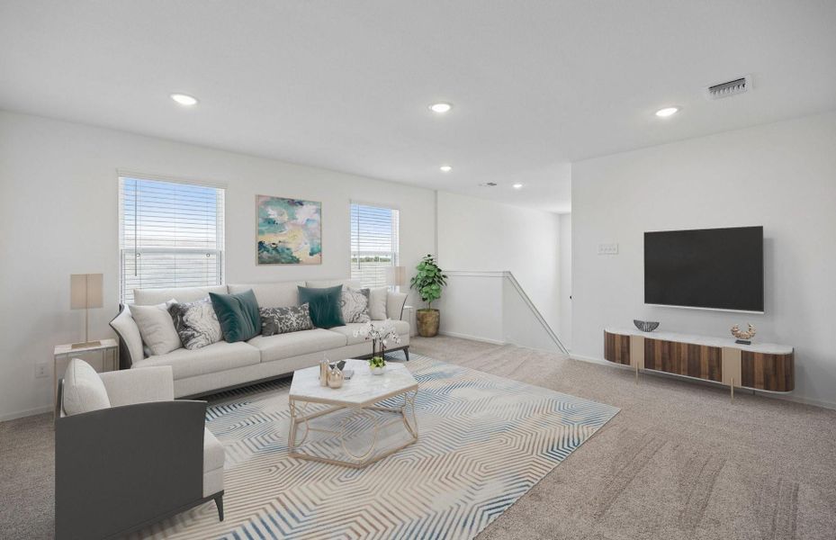 Furnished interior view inside a new home in Stokesbury, Waller (Image 7).