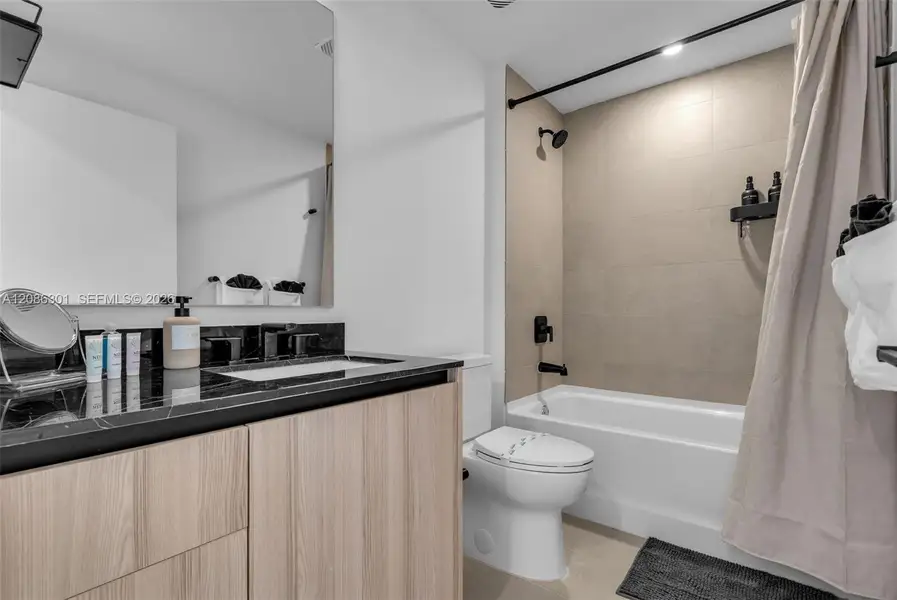 Furnished interior view inside a new home in , Miami (Image 5).