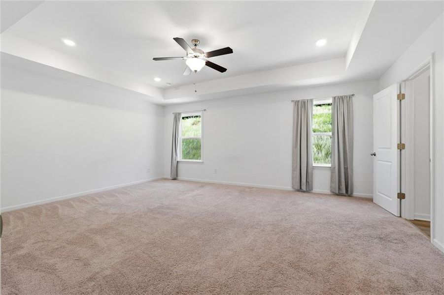 Spacious, unfurnished interior of a new home in Creekside, Dawsonville (Image 25). Spacious, unfurnished interior of a new home in Creekside, Dawsonville (Image 25).