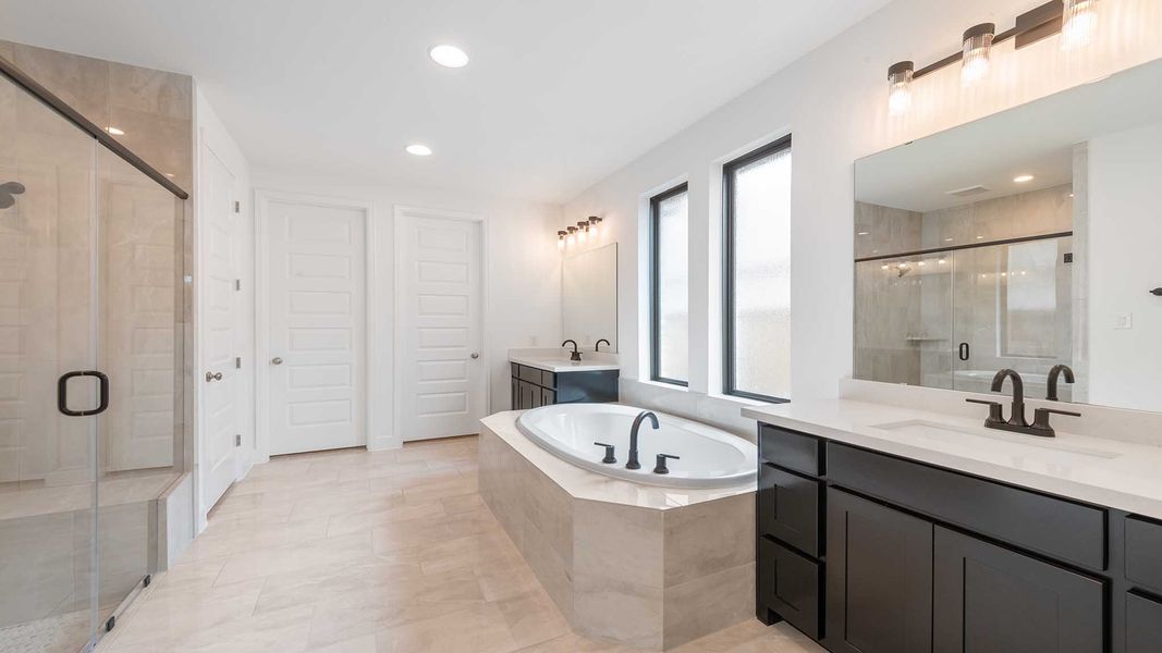 Furnished interior view inside a new home in Cambridge Crossing, Celina (Image 12).