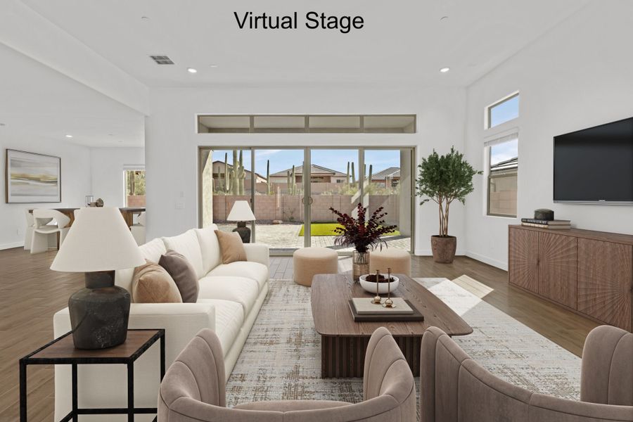Furnished interior view inside a new home in Saguaro Reserve II, Marana (Image 5).
