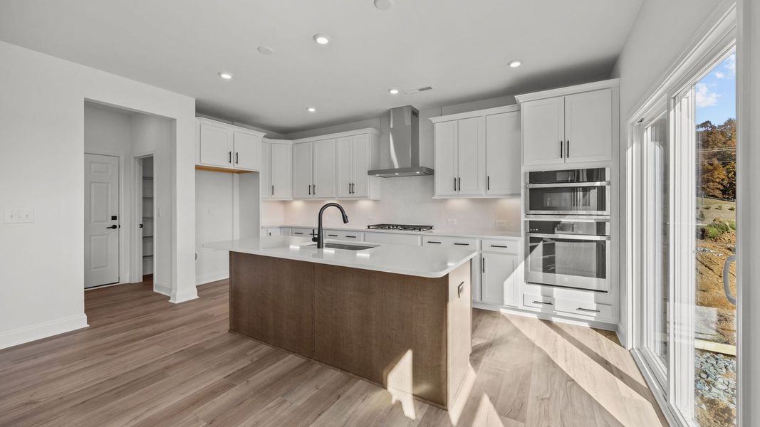 Furnished interior view inside a new home in Farms at Bellingham, Mooresville (Image 9).