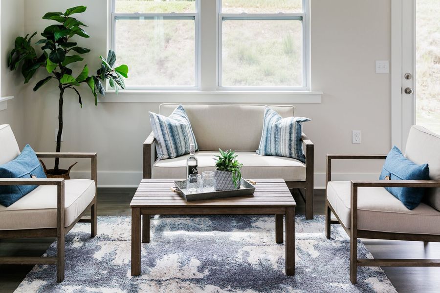Furnished interior view inside a new home in Stonebarrow, Lillington (Image 14). Furnished interior view inside a new home in Stonebarrow, Lillington (Image 14).