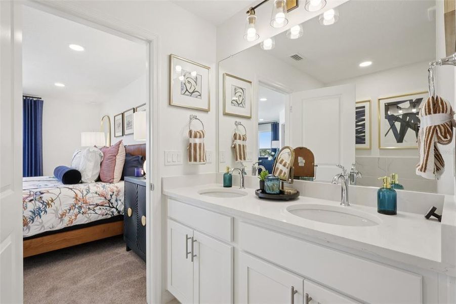 Furnished interior view inside a new home in Twin Oaks, Zephyrhills (Image 27).