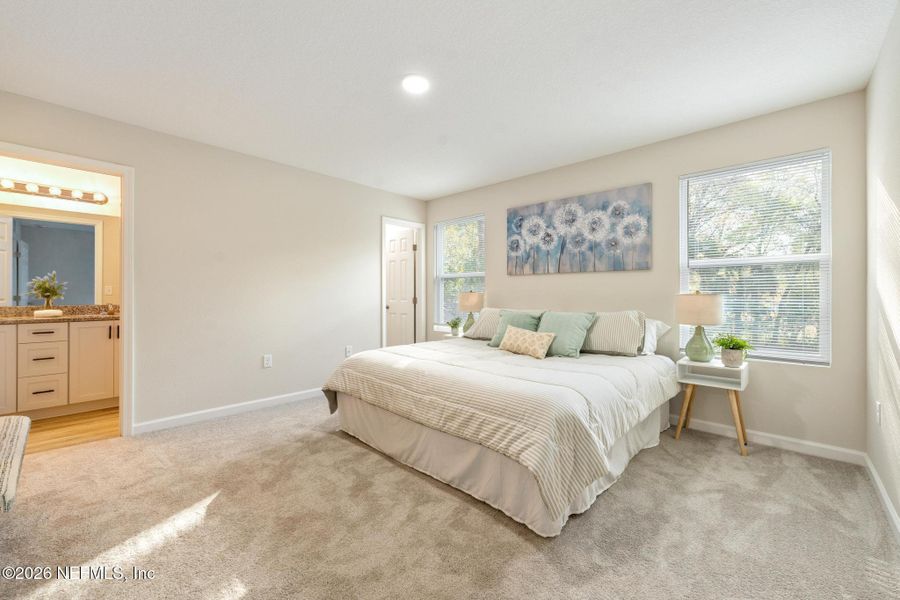 Furnished interior view inside a new home in , Jacksonville (Image 14).