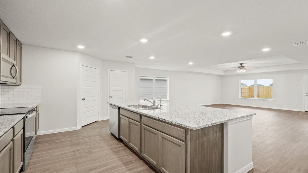 Furnished interior view inside a new home in Swenson Heights, Seguin (Image 8).