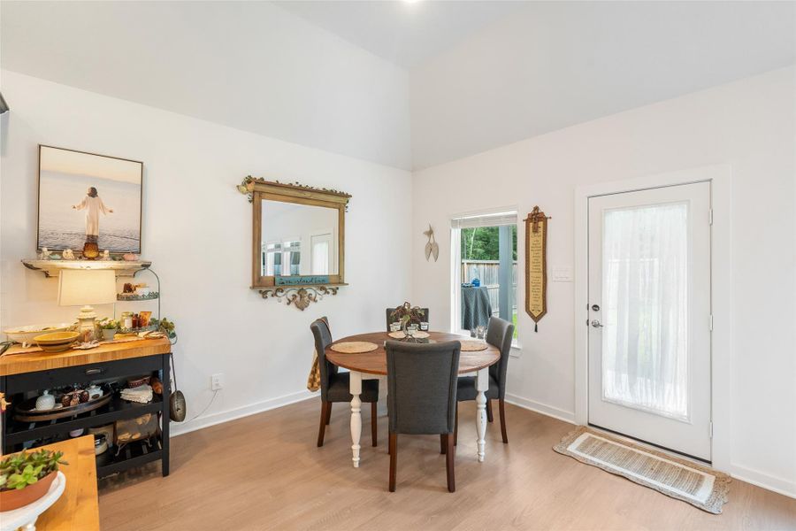 Furnished interior view inside a new home in Pinewood at Grand Texas, New Caney (Image 24).