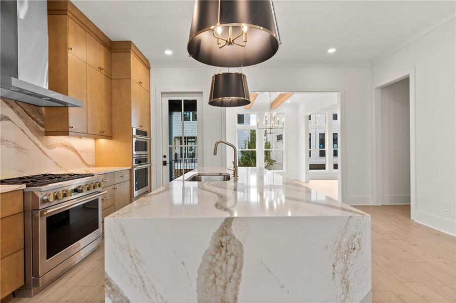 Furnished interior view inside a new home in Park Walke, Alpharetta (Image 5).