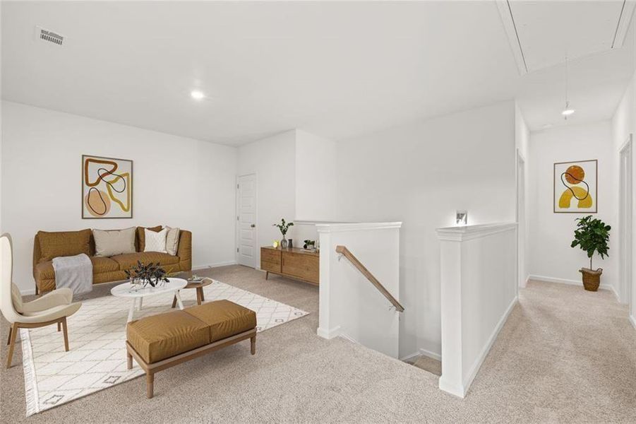 Furnished interior view inside a new home in , Loganville (Image 10).