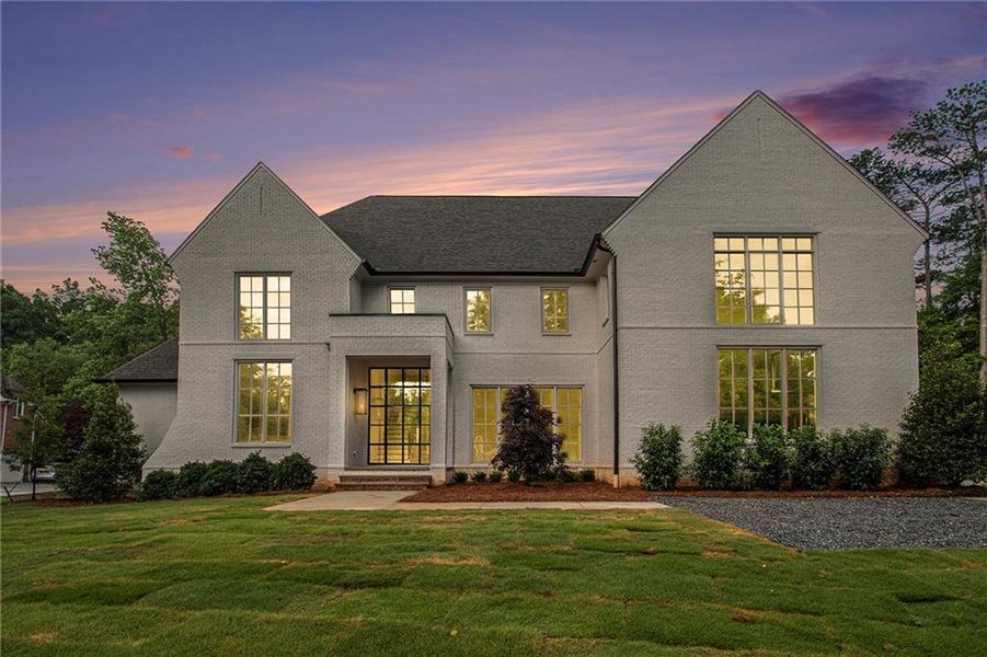 Front exterior of a new home in , Atlanta, GA, highlighting curb appeal (Image 28). Front exterior of a new home in , Atlanta, GA, highlighting curb appeal (Image 28).