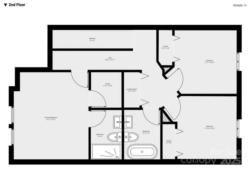 2D floor plan layout of this home in , Hickory, NC (Image 3).