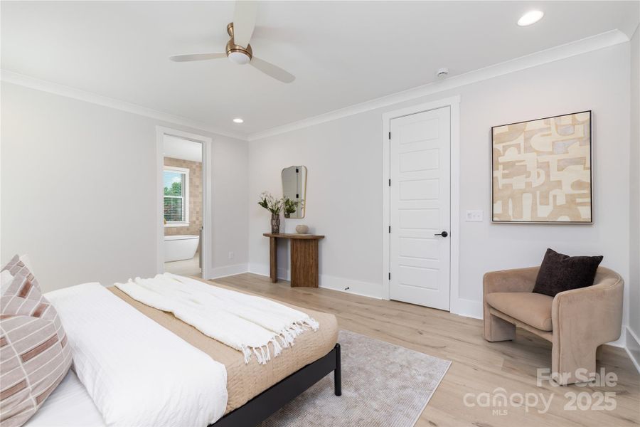 Furnished interior view inside a new home in , Charlotte (Image 11).