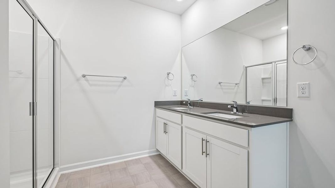 Furnished interior view inside a new home in The Villas at Laurel Oaks, Sanford (Image 12).
