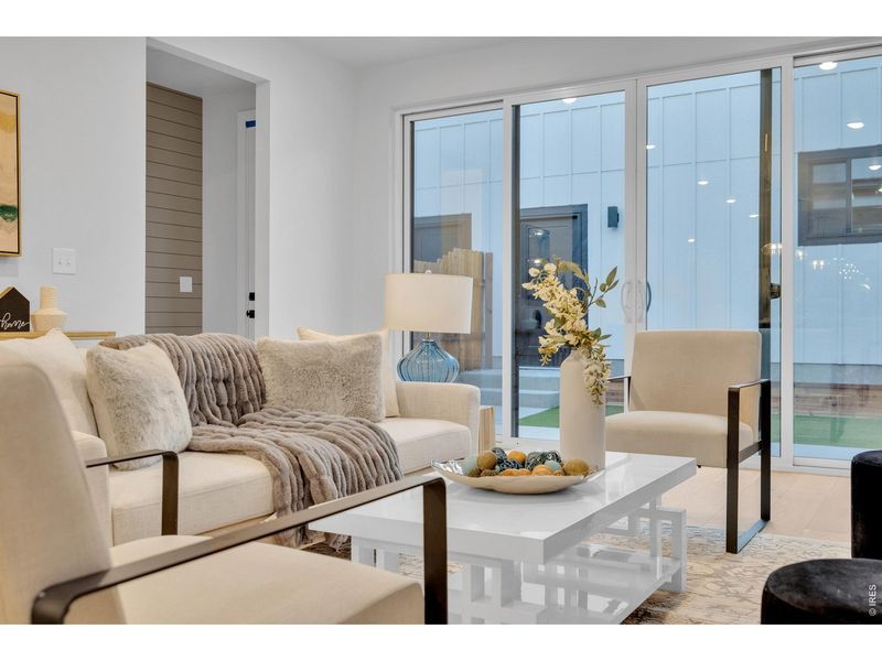 Furnished interior view inside a new home in , Denver (Image 41).