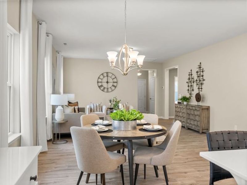 Representative furnished interior of a home built from the Grace by True Homes in Masons Mill, Erwin (Image 11).