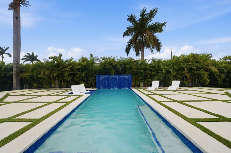 And go right to the pool !