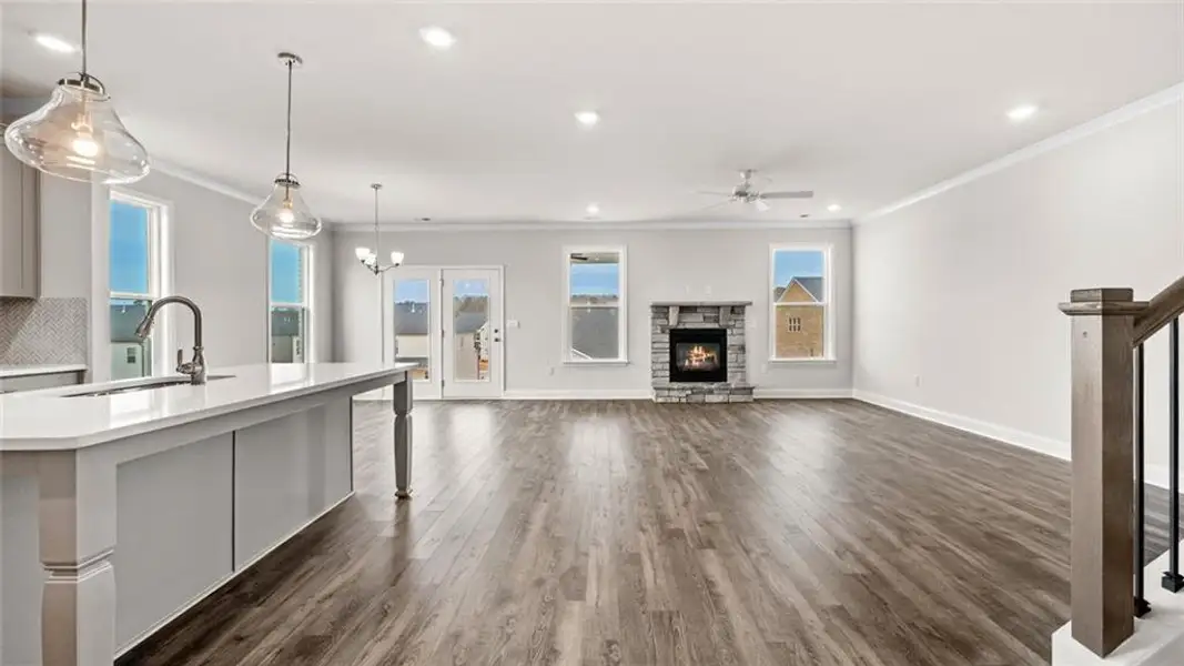 Furnished interior view inside a new home in Westland, Bogart (Image 12).
