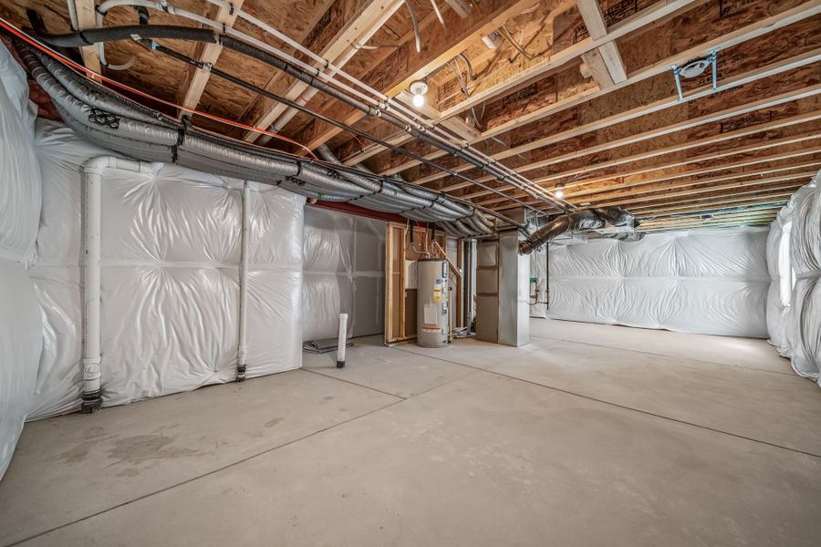 In-progress construction of a new home in Thompson River Ranch, Johnstown, CO (Image 31).