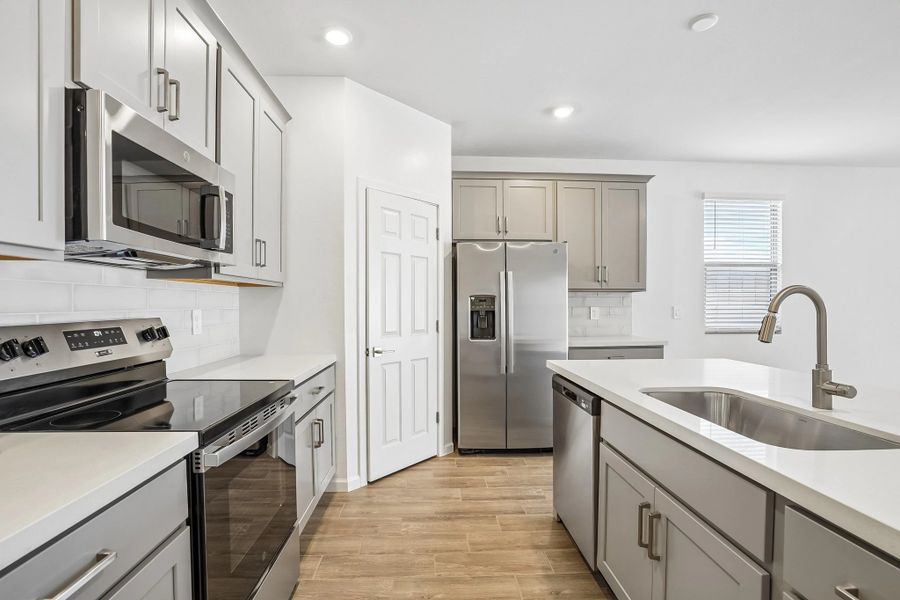 Kitchen featuring the Milan Collection Kitchen featuring the Milan Collection